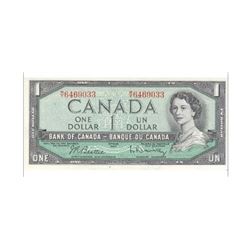 1954 Canada 1 Dollar Note