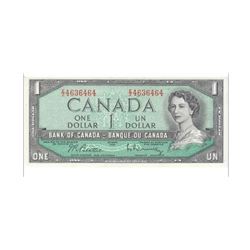 1954 Canada 1 Dollar Note