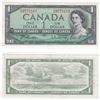 Image 1 : 1954 Canada 1 Dollar Note