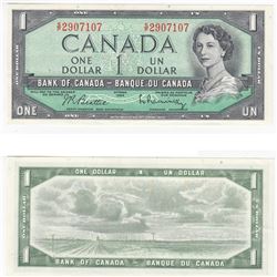 1954 Canada 1 Dollar Note