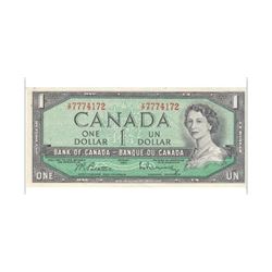 1954 Canada 1 Dollar Note