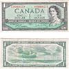 Image 1 : 1954 Canada 1 Dollar Note