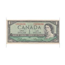 1954 Canada 1 Dollar Note