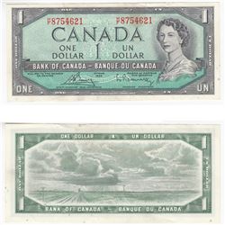 1954 Canada 1 Dollar Note