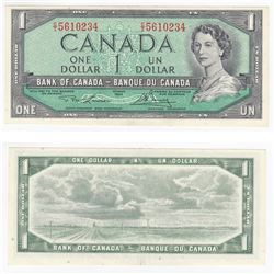 1954 Canada 1 Dollar Note