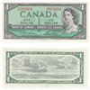 Image 1 : 1954 Canada 1 Dollar Note