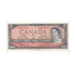 1954 Canada 2 Dollar Note