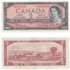 Image 1 : 1954 Canada 2 Dollar Note