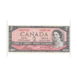 1954 Canada 2 Dollar Note