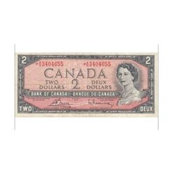 1954 Canada 2 Dollar Note