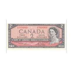 1954 Canada 2 Dollar Note