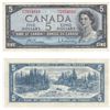 Image 1 : 1954 Canada 5 Dollar Note