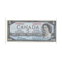 1954 Canada 5 Dollar Note