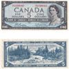 Image 1 : 1954 Canada 5 Dollar Note