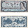 Image 1 : 1954 Canada 5 Dollar Note