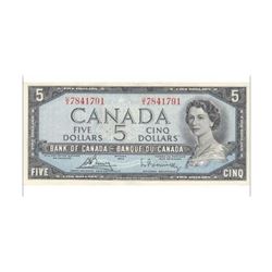 1954 Canada 5 Dollar Note