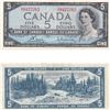Image 1 : 1954 Canada 5 Dollar Note