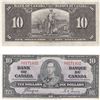 Image 1 : 1937 Canada 10 Dollar Note