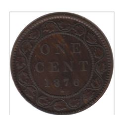 1876-H Canada 1 Cent