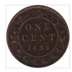 1882-H Canada 1 Cent