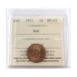 1933 Canada 1 Cent