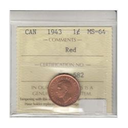 1943 Canada 1 Cent