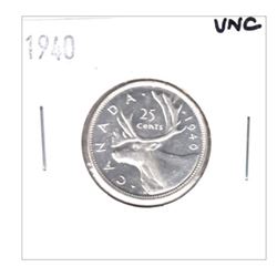 1940 Canada 25 Cent