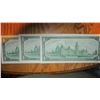 Image 2 : Set of 3 1967 Canada 1 Dollar Notes