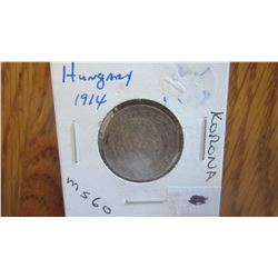 1914 Hungary 1 Korona