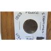 Image 1 : 1853 France 2 Centimes