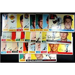 30-1955 TOPPS BASEBALL CARDS VGEX/VG