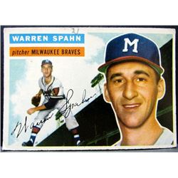 1956 TOPPS #10 WARREN SPAHN VGEX