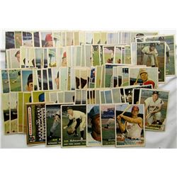 100-1957 TOPPS BASEBALL CARDS-MOSTLY EX-VGEX