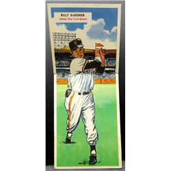 1955 TOPPS DOUBLE HEADER #61-#62 GARDNER/