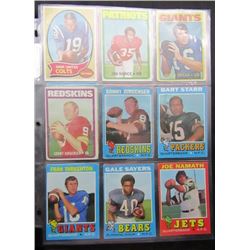 18-FOOTBALL CARDS 1970-1972
