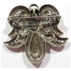 Image 2 : SARSE STERLING ANGEL BROACH. ENGRAVED PEACE