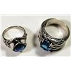 Image 1 : 2-STERLING BLING RINGS