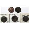 Image 1 : 5- LARGE CENTS- 1826, 1827, 1828, 1829, 1831
