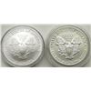 Image 2 : 1988 & 2005 AMERICAN SILVER EAGLES