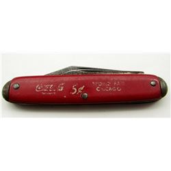 COCA COLA WORLD FAIR CHICAGO 1933 POCKET KNIFE