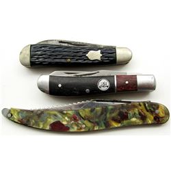 LOT OF 3 POCKET KNIFES: