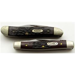 2 LOT CASE XX LOCKBACK KNIVES: