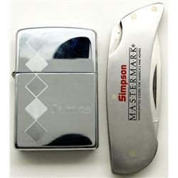 ZIPPO 2004 UNSTRUCK LIGHTER HIGH POLISH, ZIPPO LOC