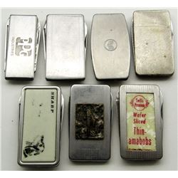 LOT OF 7 MONEYCLIP KNIVES