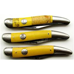 LOT OF 3: VINTAGE IMPERIAL , PROV, R.I. USA 2-BLAD