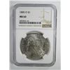 Image 1 : 1885-O Morgan Silver Dollar $ NGC MS 63