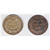Image 2 : 1871 AND 1862 INDIAN CENTS