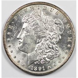 1891 MORGAN SILVER DOLLAR