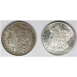 (2) MORGAN SILVER DOLLARS