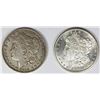 Image 1 : (2) MORGAN SILVER DOLLARS